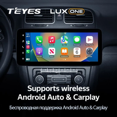 Штатная магнитола Teyes LUX ONE 6/128 Volkswagen Bora (2008-2012)
