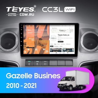 Штатная магнитола Teyes CC3L WiFi 2/32 для GAZ Gazelle Busines (2010-2021) F2