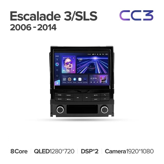 Штатная магнитола Teyes CC3 4/32 Cadillac Escalade 3 (GMT900) (2006-2014)