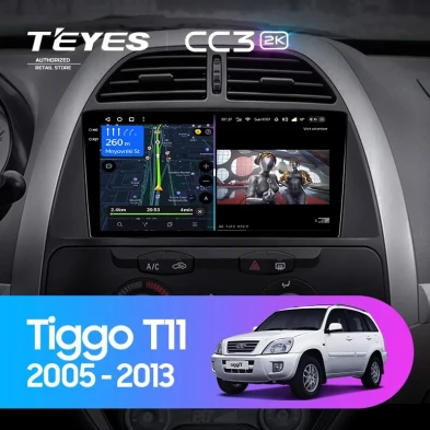 Штатная магнитола Teyes CC3 2K 360 6/128 Chery Tiggo T11 1 (2005-2013)