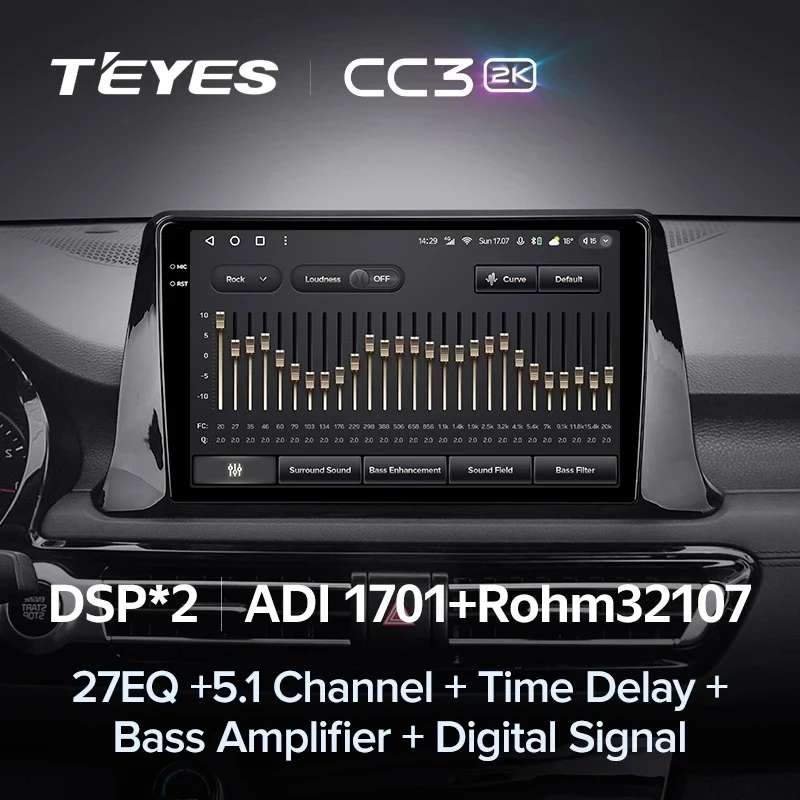 Штатная магнитола Teyes CC3 2K 360 6/128 Kia Seltos SP2 (2019-2023)