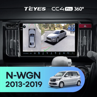 Штатная магнитола Teyes CC4 Pro 360 12/256 Honda N-WGN (2013-2019)
