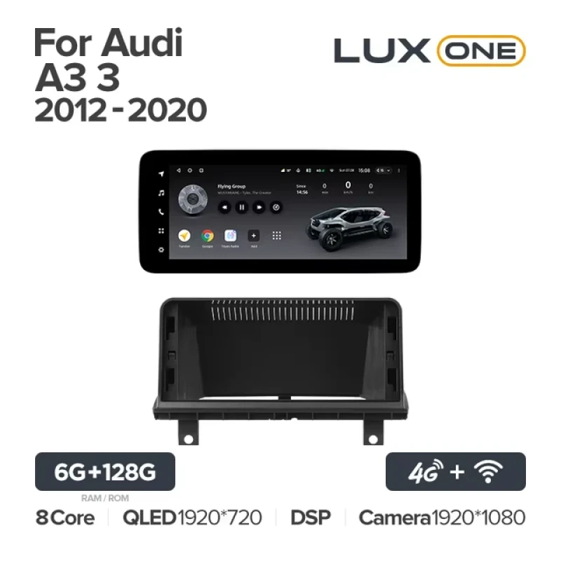 Штатная магнитола Teyes LUX ONE 6/128 Audi A3 3 8V (2012-2020)