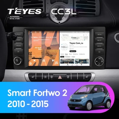 Штатная магнитола Teyes CC3L 4/32 Mercedes-Benz Smart Fortwo 2 (2010-2015) F2