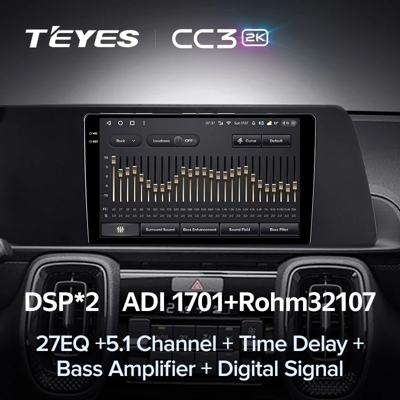 Штатная магнитола Teyes CC3 2K 360 6/128 Kia Sonet (2020-2022)