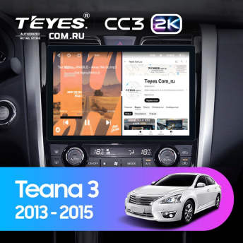 Штатная магнитола Teyes CC3 2K 6/128 Nissan Teana J33 (2013-2015) Тип-C (11")
