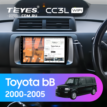 Штатная магнитола Teyes CC3L WiFi 2/32 Toyota bB 1 (2000-2005)