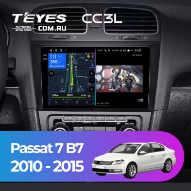 Штатная магнитола Teyes CC3L 4/32 Volkswagen Passat 7 B7 (2010-2015)