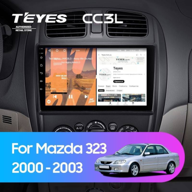 Штатная магнитола Teyes CC3L 4/64 Mazda 323 BJ (2000-2003)