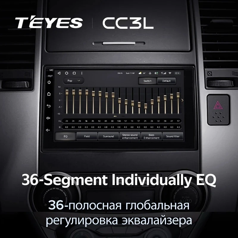 Магнитола Teyes CC3L 4/32 Универсал 7"