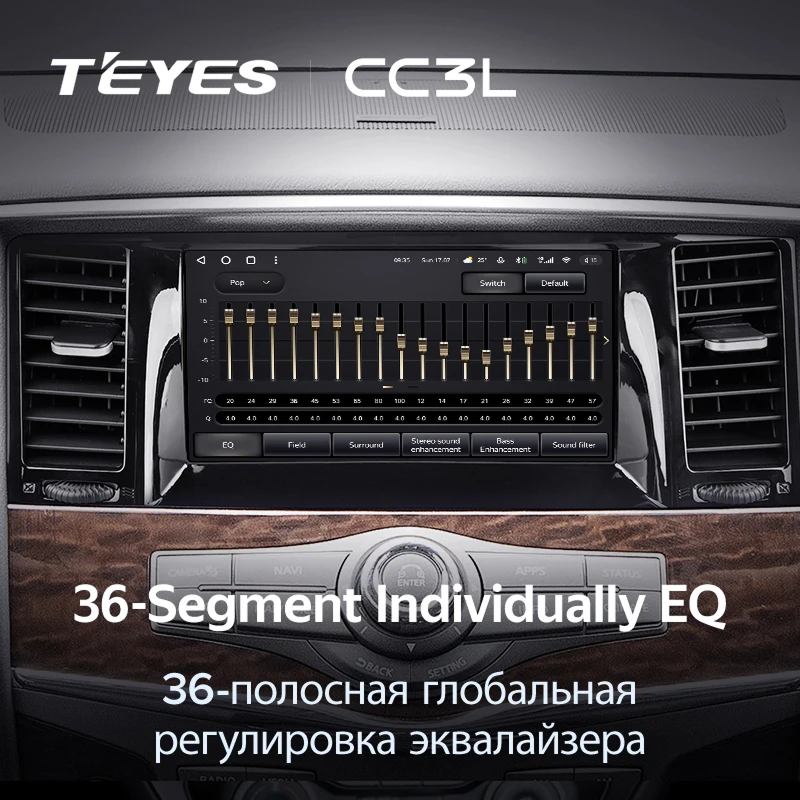 Штатная магнитола Teyes CC3L 4/64 Nissan Patrol 6 Y62 (2010-2019)