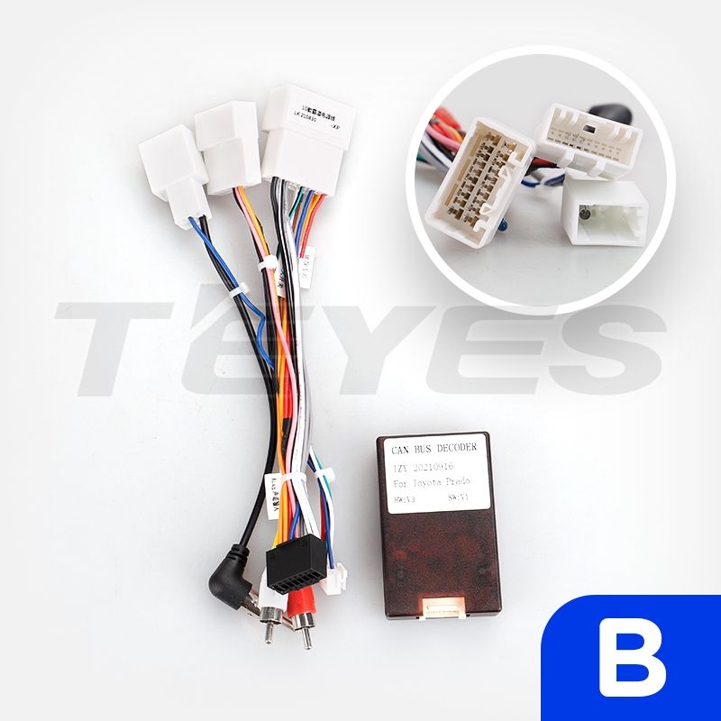 Переходная рамка Toyota Land Cruiser 100 (2002-2007) / Lexus LX470 J100 2 (2002-2007) Тип-B (10")