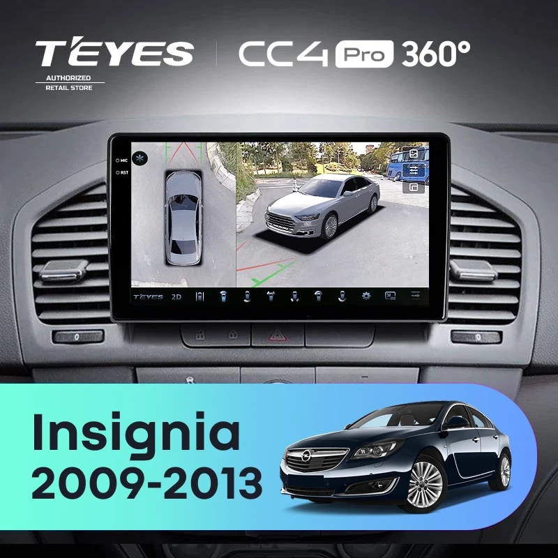 Штатная магнитола Teyes CC4 Pro 360 12/256 Opel Insignia (2009-2013)