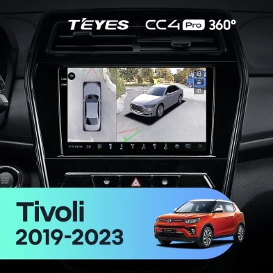 Штатная магнитола Teyes CC4 Pro 360 12/256 SsangYong Tivoli (2019-2023)