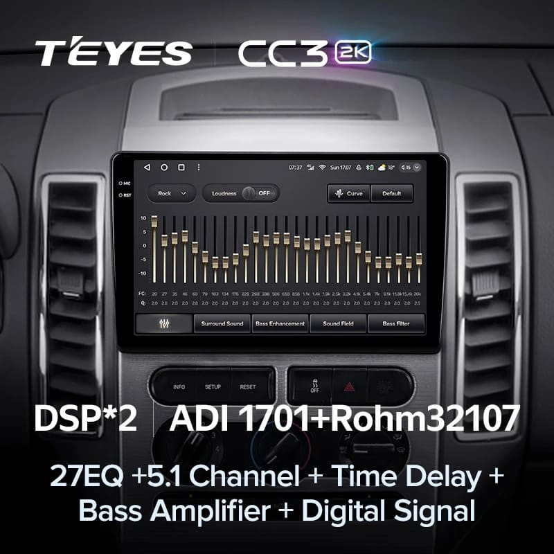Штатная магнитола Teyes CC3 2K 6/128 Ford Edge 1 U387 (2006-2010)