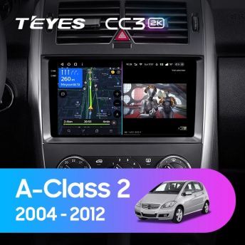 Штатная магнитола Teyes CC3 2K 4/32 Mercedes-Benz A-Class 2 W169 C169 (2004-2012)