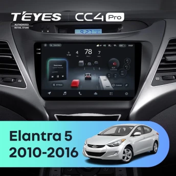 Штатная магнитола Teyes CC4 Pro 12/256 Hyundai Elantra 5 JK GD MD UD (2010-2016) F2