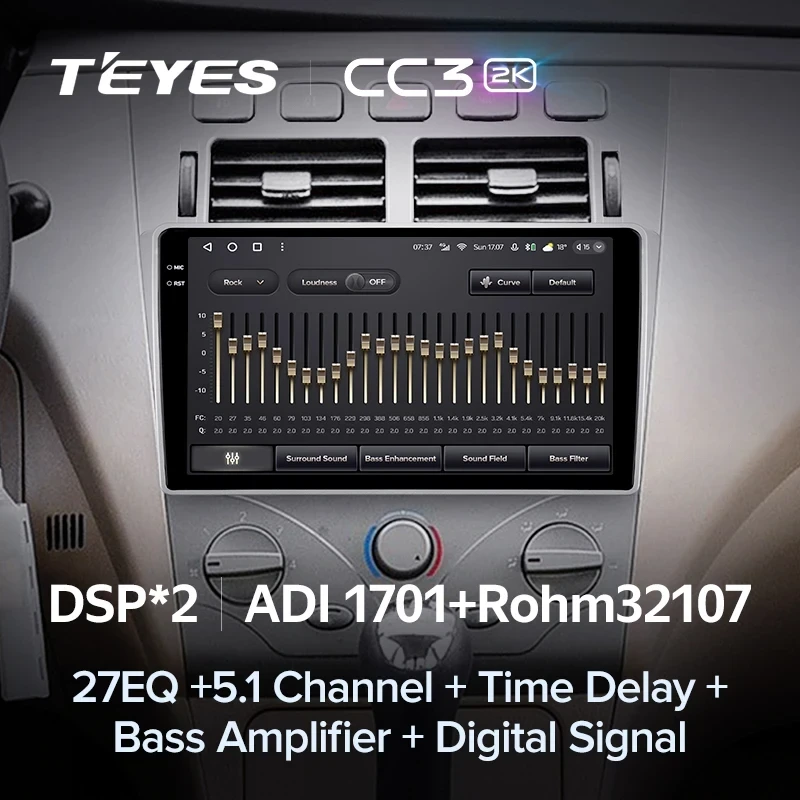 Штатная магнитола Teyes CC3 2K 6/128 Vortex Estina (2008-2012)