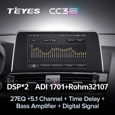 Штатная магнитола Teyes CC3 2K 6/128 BMW X3 F25 NBT (2014-2017)