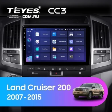 Штатная магнитола Teyes CC3 4/32 Toyota Land Cruiser 11 200 (2007-2015) F3 Тип-C