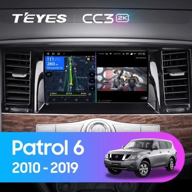 Штатная магнитола Teyes CC3 2K 4/32 Nissan Patrol 6 Y62 (2010-2019)