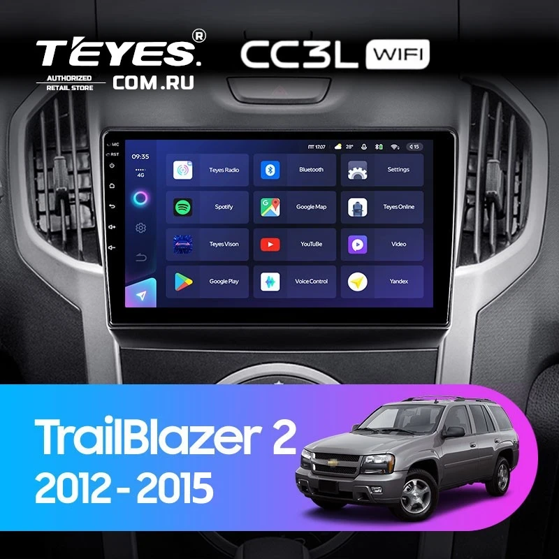 Штатная магнитола Teyes CC3L WiFi 2/32 Chevrolet TrailBlazer 2 (2012-2015)