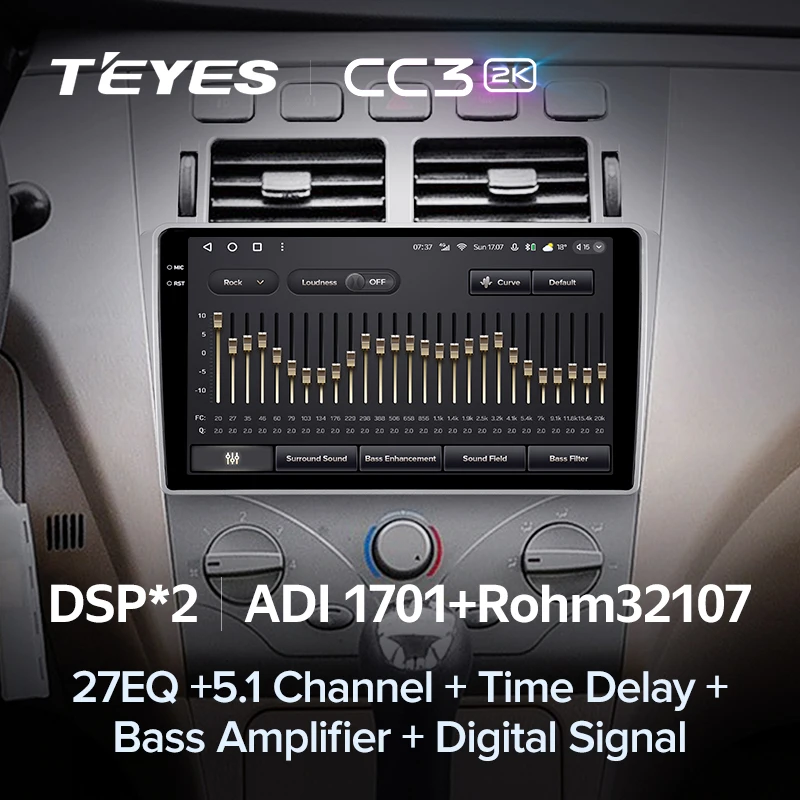 Штатная магнитола Teyes CC3 2K 4/32 Vortex Estina (2008-2012)