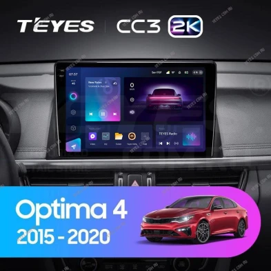 Штатная магнитола Teyes CC3 2K 360 6/128 Kia Optima 4 JF (2015-2020) Тип-B