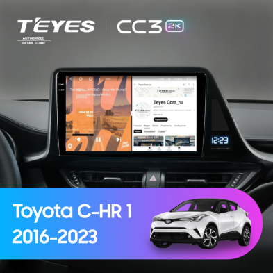 Штатная магнитола Teyes CC3 2K 4/64 Toyota C-HR 1 (2016-2023) F2