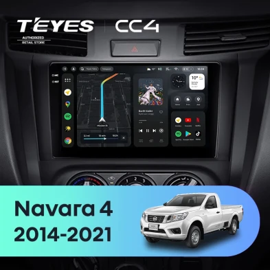Штатная магнитола Teyes CC4 8/128 Nissan Navara D23 IV (2014-2021) Тип-A