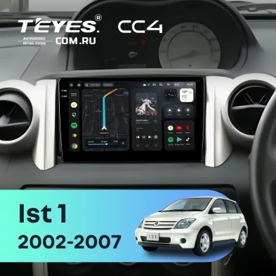 Штатная магнитола Teyes CC4 6/64 Toyota Ist 1 (2002-2007) Правый руль