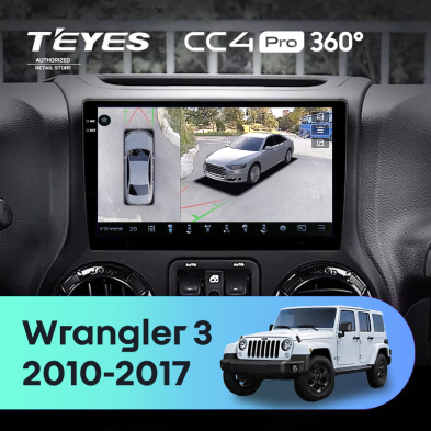 Штатная магнитола Teyes CC4 Pro 360 8/128 Jeep Wrangler 3 JK (2010-2017) L14