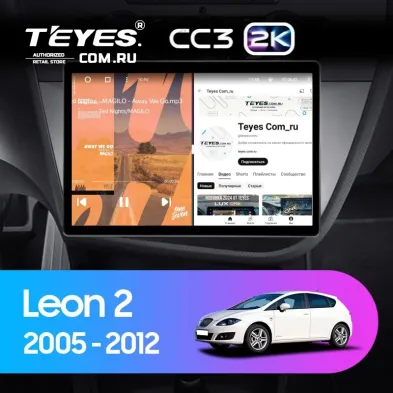 Штатная магнитола Teyes CC3 2K 4/32 Seat Leon (2005-2012) (13")