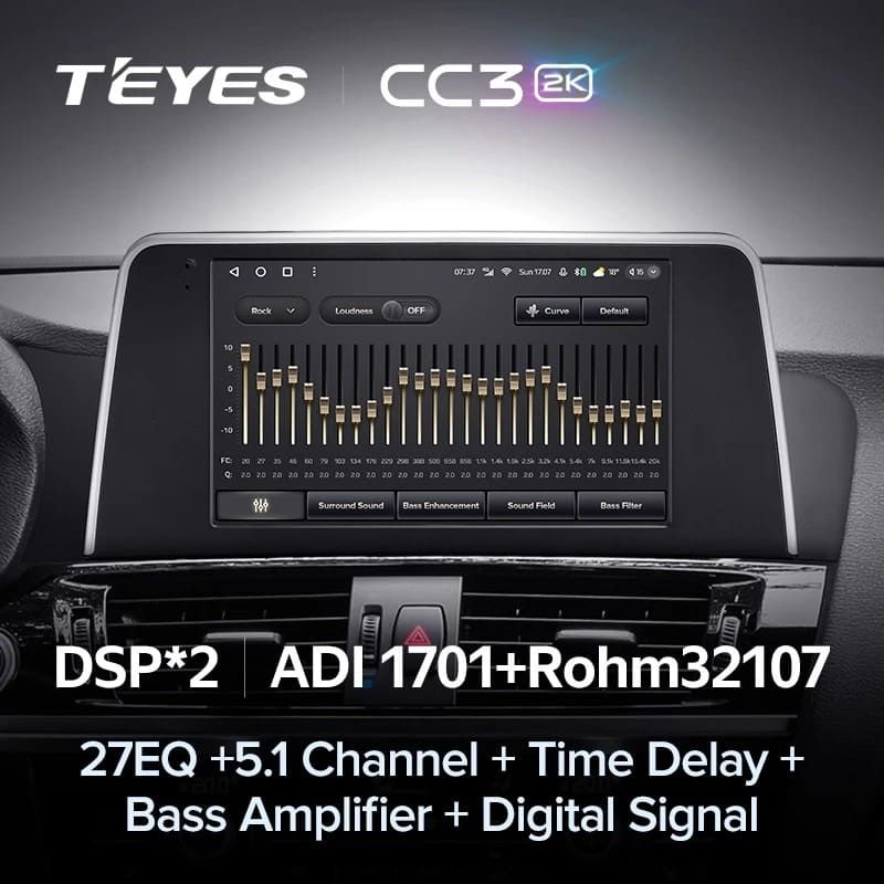 Штатная магнитола Teyes CC3 2K 360 6/128 BMW X3 F25 CIC (2010-2014)