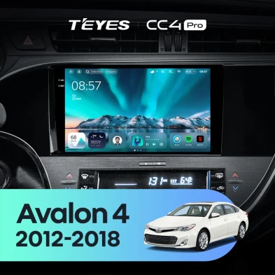 Штатная магнитола Teyes CC4 Pro 12/256 Toyota Avalon IV XX40 (2012-2018)
