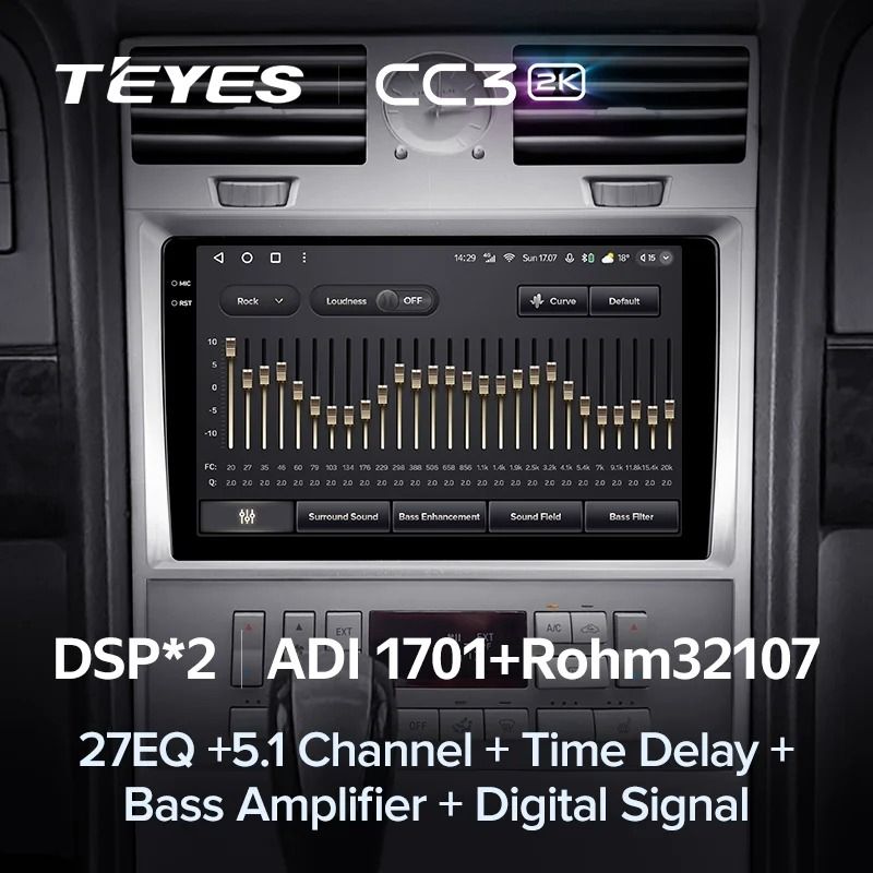 Штатная магнитола Teyes CC3 2K 360 6/128 Lincoln Navigator (2002-2006)