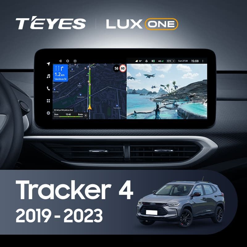 Штатная магнитола Teyes LUX ONE 6/128 Chevrolet Tracker 4 (2019-2023) Тип-A