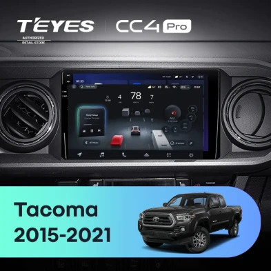 Штатная магнитола Teyes CC4 Pro 8/128 Toyota Tacoma N300 (2015-2021) F1