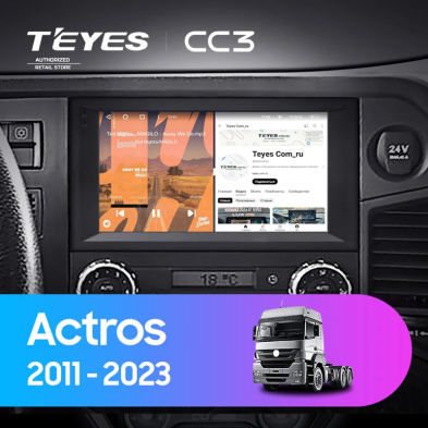 Штатная магнитола Teyes CC3 4/32 Mercedes-Benz Actros (2011-2023)