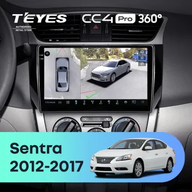 Штатная магнитола Teyes CC4 Pro 360 12/256 Nissan Sentra B17 (2012-2017)