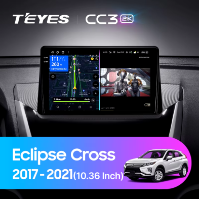 Штатная магнитола Teyes CC3 2K 360 6/128 Mitsubishi Eclipse Cross (2017-2021) F2