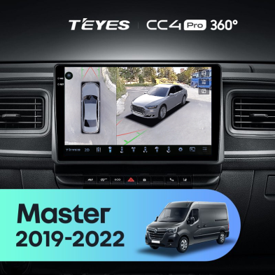 Штатная магнитола Teyes CC4 Pro 360 12/256 Renault Master (2019-2022)