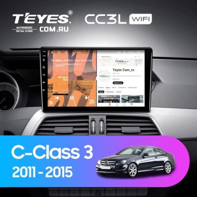 Штатная магнитола Teyes CC3L WiFi 2/32 Mercedes-Benz C-Class W204 C204 S204 (2011-2015)