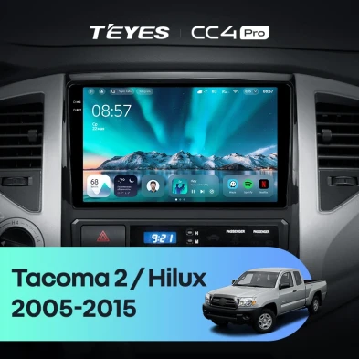 Штатная магнитола Teyes CC4 Pro 12/256 Toyota Tacoma 2 (2005-2015)