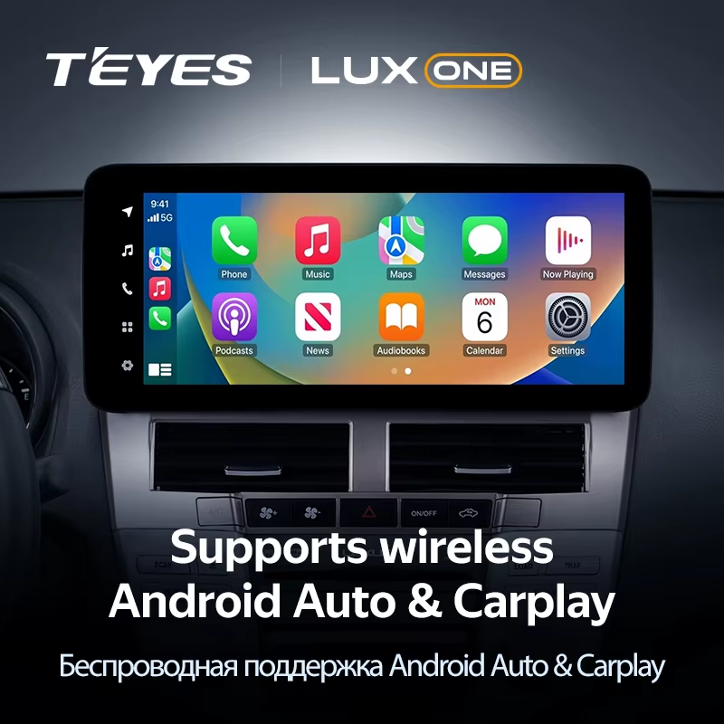 Штатная магнитола Teyes LUX ONE 4/32 Toyota Harrier XU30 (2003-2013) Тип-B