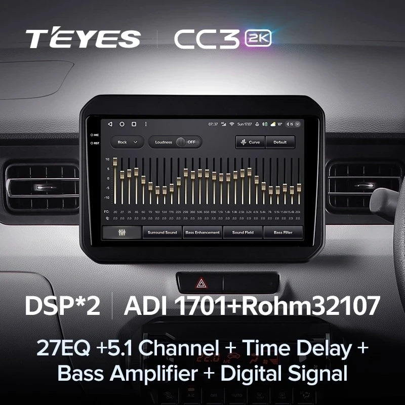 Штатная магнитола Teyes CC3 2K 6/128 Suzuki Ignis (2016-2020)