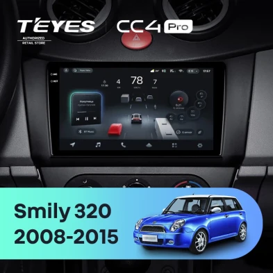 Штатная магнитола Teyes CC4 Pro 12/256 Lifan Smily 320 (2008-2015)