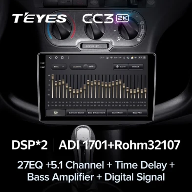 Штатная магнитола Teyes CC3 2K 4/32 Toyota Vitz XP10 (1999-2005) F1