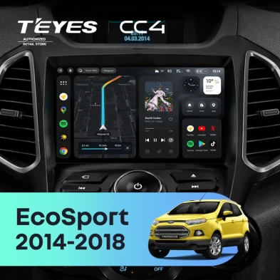 Штатная магнитола Teyes CC4 8/128 Ford EcoSport (2014-2018) F2