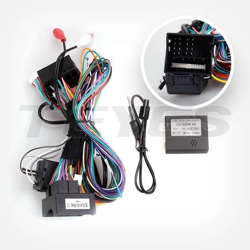 Переходная рамка BMW X3 E83 (2003-2010) (0 Din) (9")